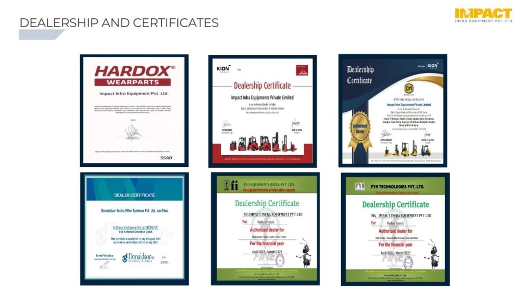 Impact Infra Certifications