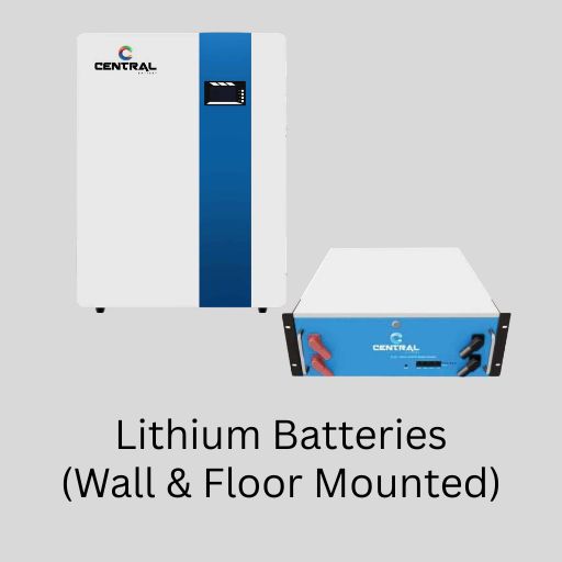 Central's Wall & Floor Mounted Lithium Batteries
